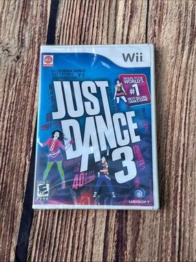 Nintendo Wii Just Dance 3 – Blue and White Game Case